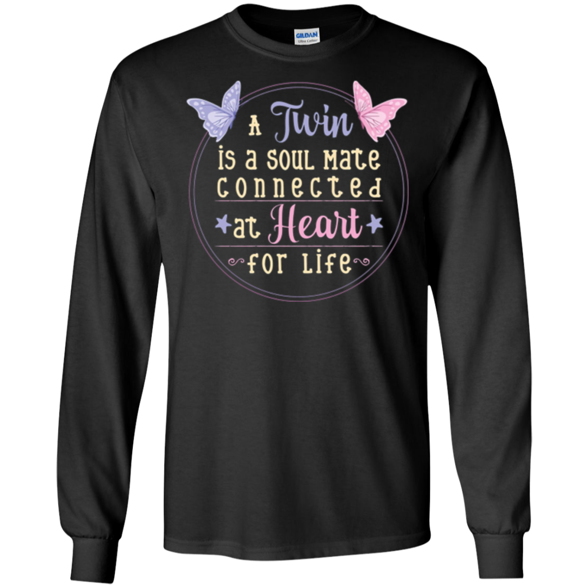 Un jumeau est une âme sœur connectée au cœur pour la vie T-Shirt