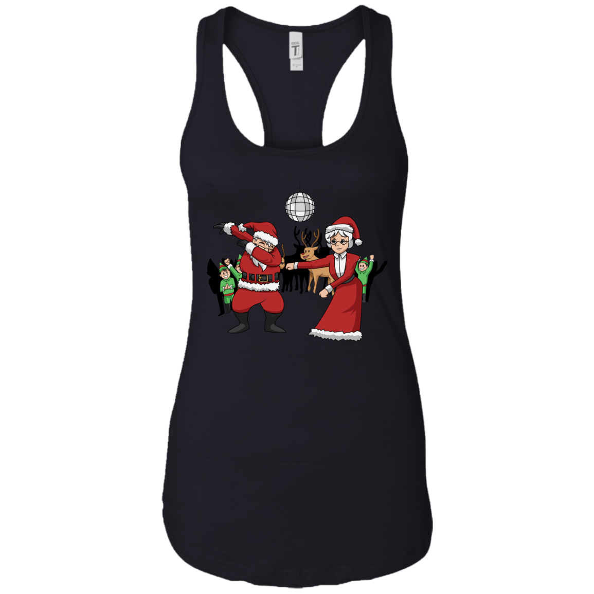 Santa Dabbing Tshirt Mrs. Claus Flossing Shirt