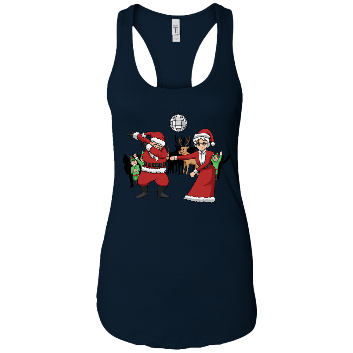 Santa Dabbing Tshirt Mrs. Claus Flossing Shirt