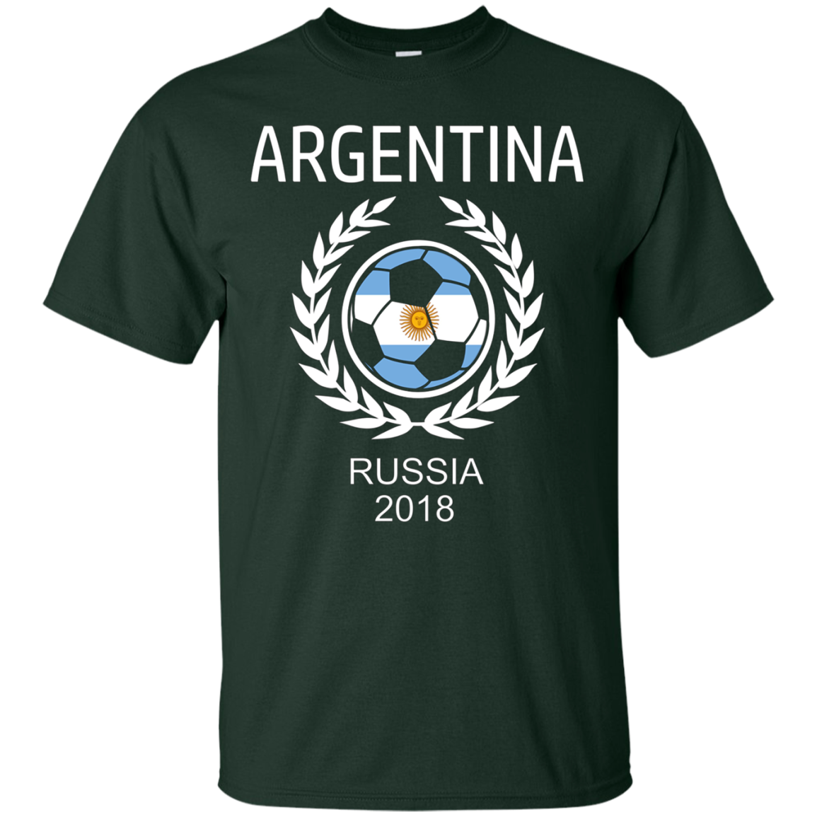 Argentina Soccer Team Russia 2018 T Shirt Football Fan