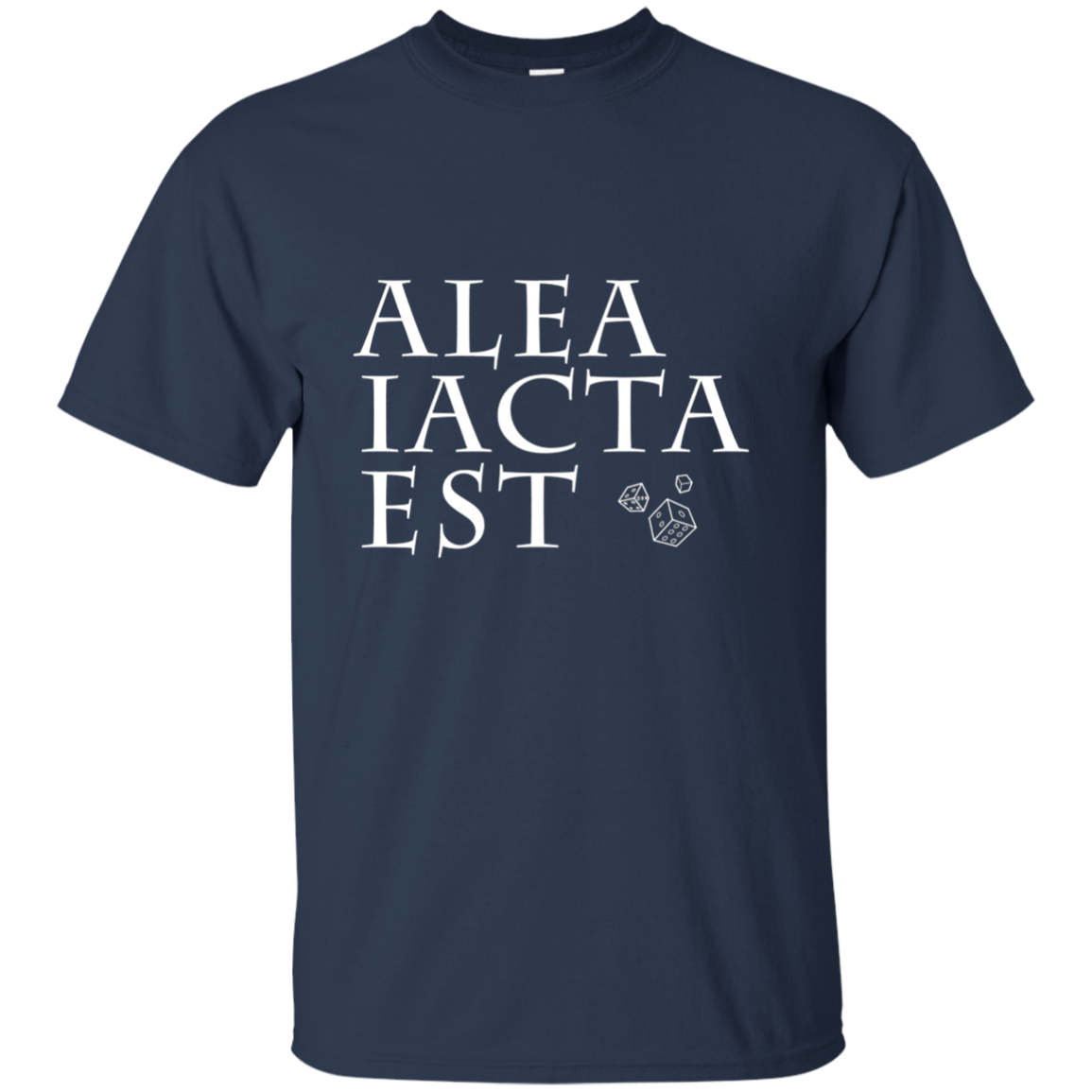 Alea Iacta Est The Die is Cast Long Sleeve Caesar Shirt