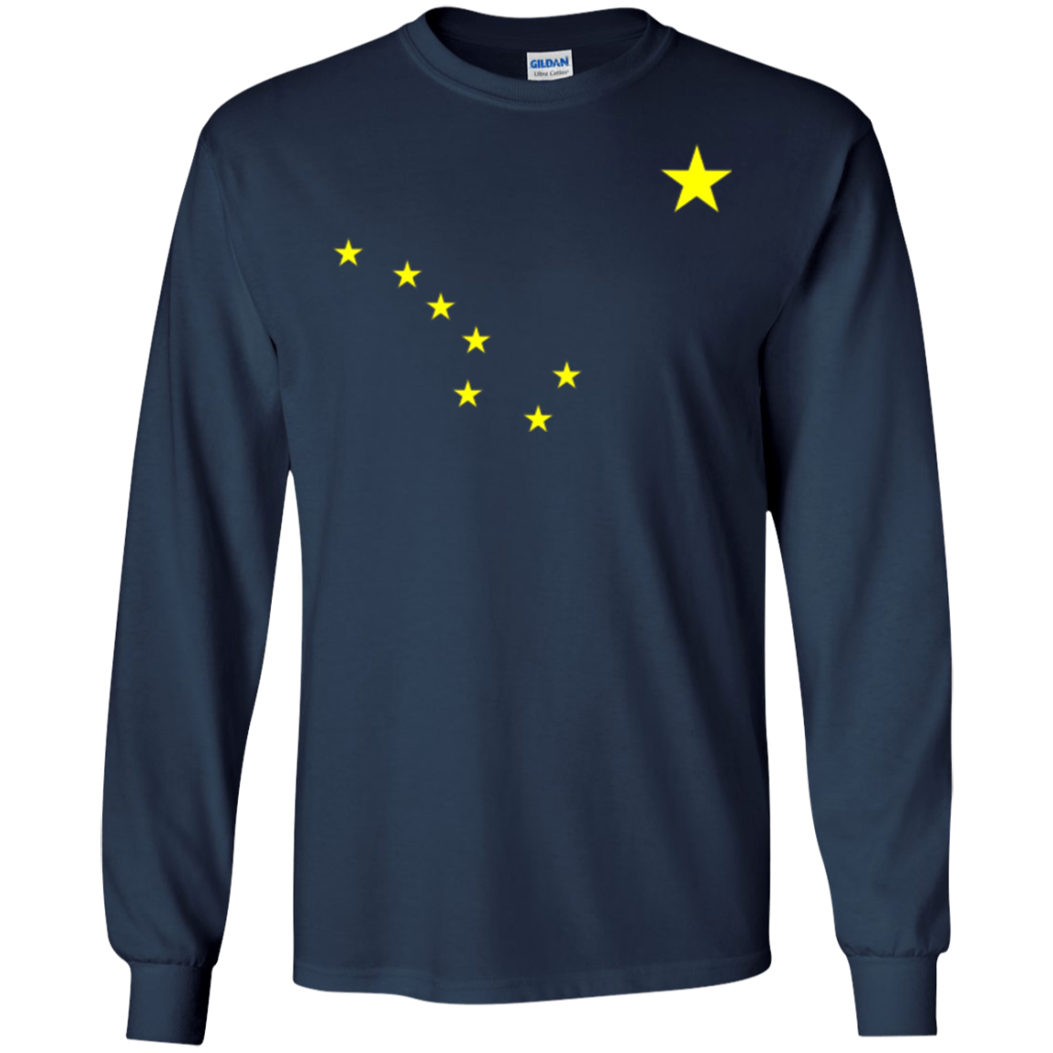 Alaska T-Shirt State Flag Astrology Big Dipper Polaris Tee