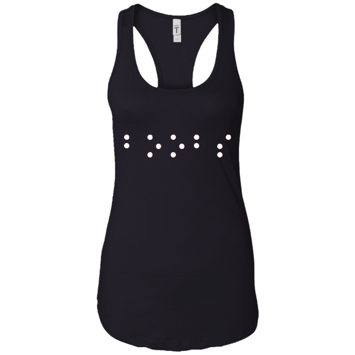 "Boobs" written in contracted Braille t-shirt funny tshirt