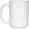 Image of Architect Keep Calm Funny Architect Gift T-Shirt