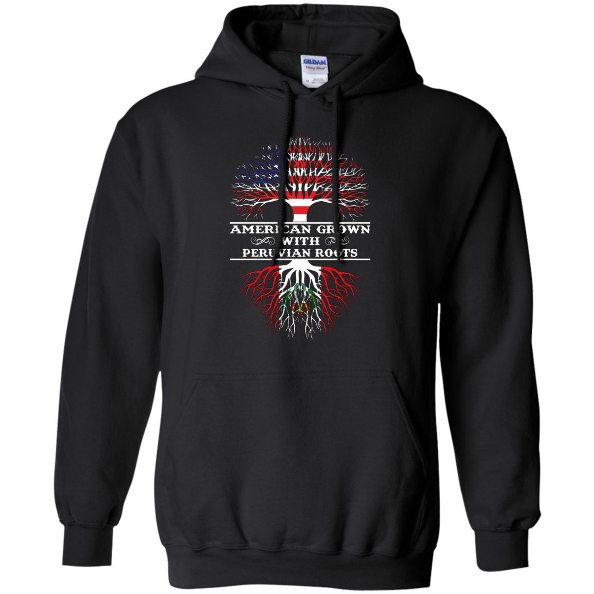 American Grown With PERUVIAN Roots Tee Shirt