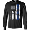 Image of American Flag Retired Police Officer Shirt