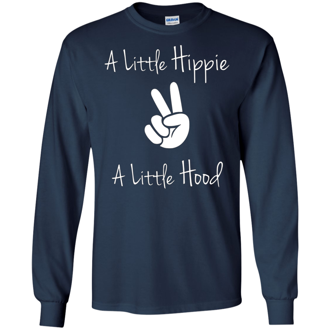 A Little Hippie A Little Hood T-Shirt | Funny Care Free Tee