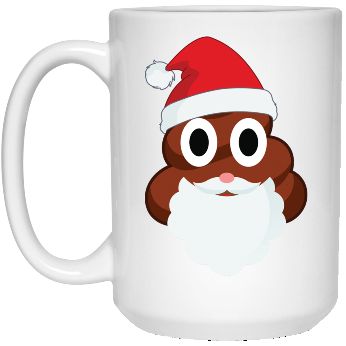 Santa Poop Emoji Funny Christmas Shirt