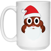 Image of Santa Poop Emoji Funny Christmas Shirt