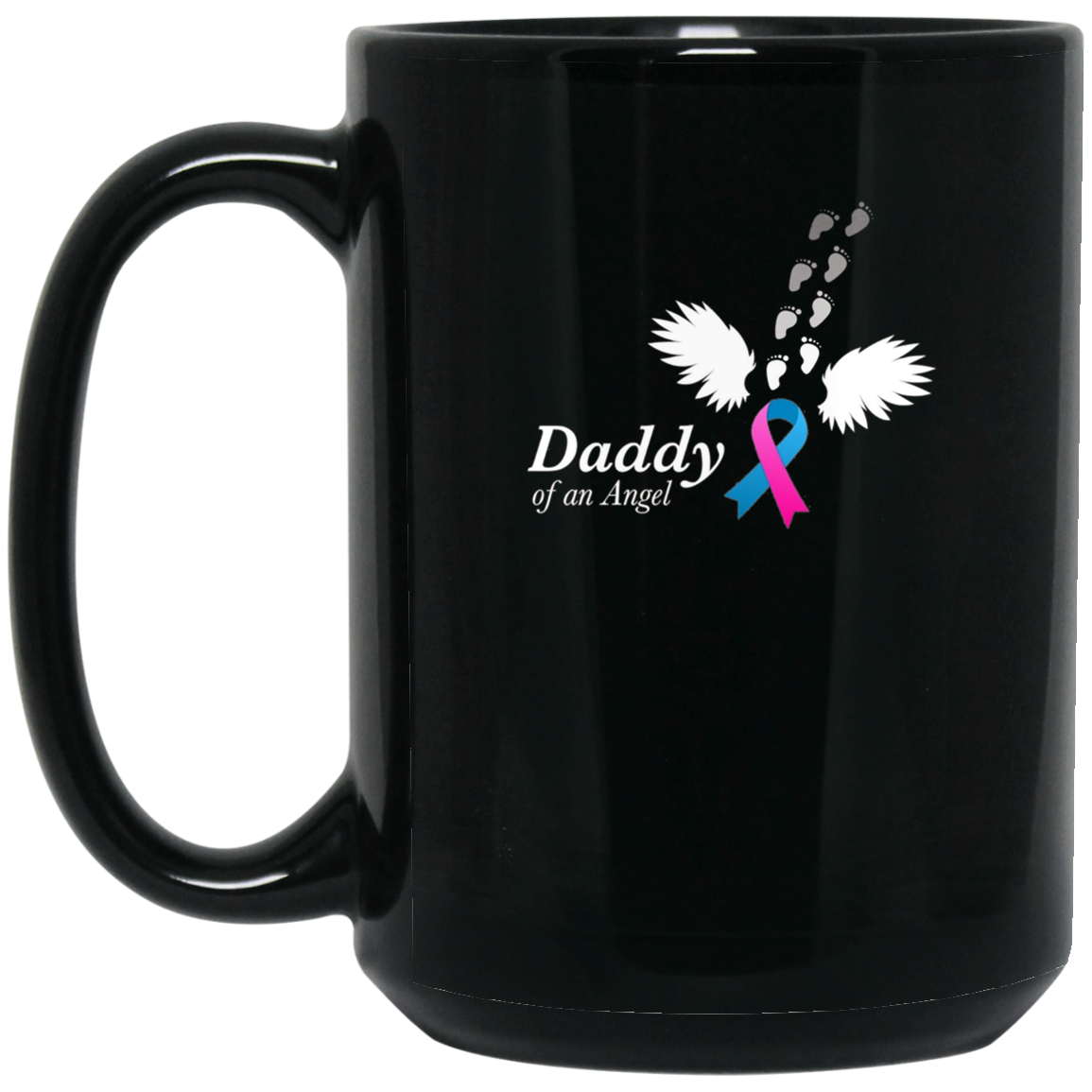 Angel Daddy T-Shirt. Miscarriage Awareness Infant Loss Tee