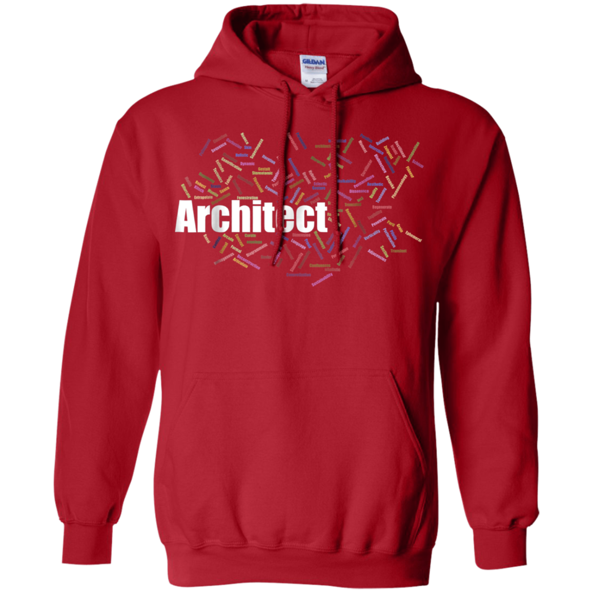 Architect Gift Terms T-Shirt Word Cloud Planner Draftsman