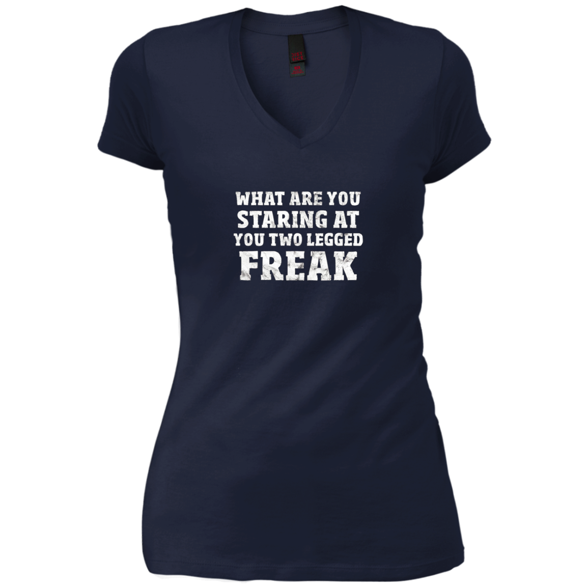 Amputee T-Shirt What Are You Staring At You Two Legged Freak