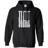 Image of American Flag No One Fights Alone Pride Ems Police T-Shirt